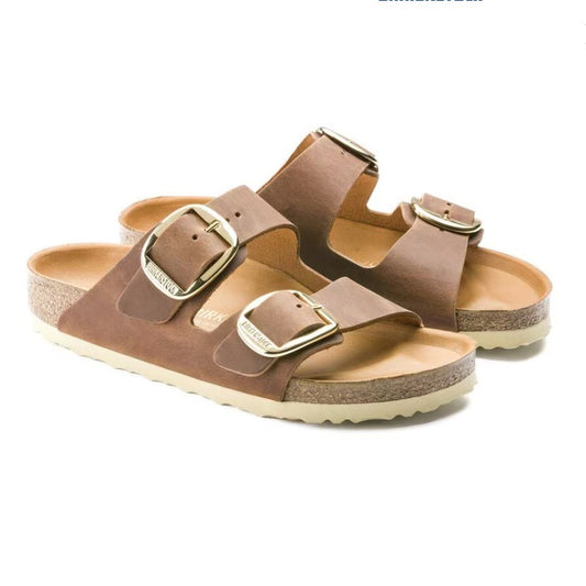 BIRKENSTOCK – ARIZONA BIG BUCKLE – 1011073 (#151) NARROW – CUIR COGNAC