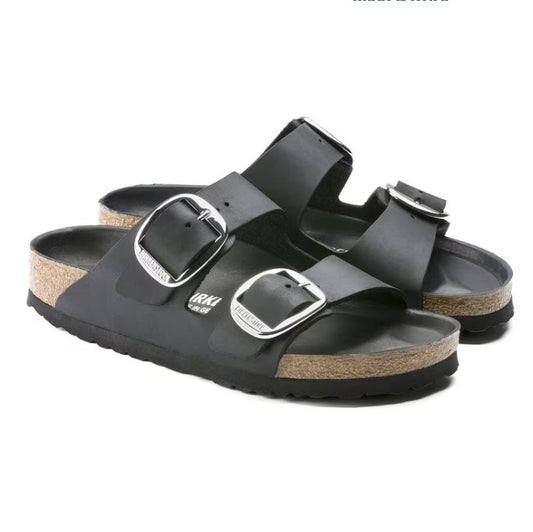 BIRKENSTOCK – ARIZONA BIG BUCKLE – 1011075 (#152) NARROW – CUIR NOIR