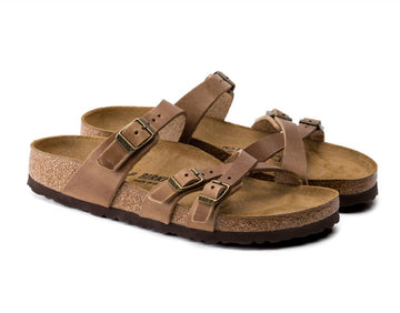 BIRKENSTOCK – SANDALE – FRANCA – OIL LEATHER – 1015930 (#121) – TOBBACO