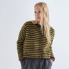 Cardigan rayé vert et marron COMPANIA FANTASTICA 63C/10238