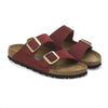 SANDALES - BIRKENSTOCK - ARIZONA - NUBUCK - 102669 (#179) ROUGE FONCÉ