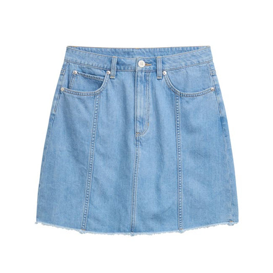 TOM TAILOR - JUPE JEANS COURTE - 1046670-10117 - JEANS