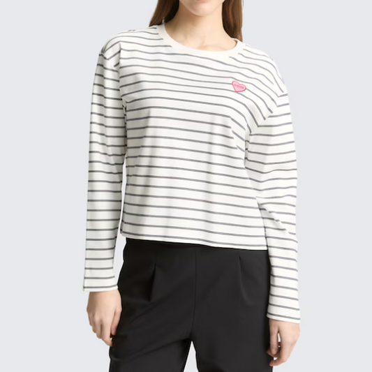 Chandail Femme Rayée Tom Tailor 1050486-40071