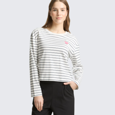 Chandail Femme Rayée Tom Tailor 1050486-40071