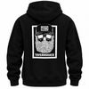 TAVERNSHACK - HOODIE NOIR - ORIGINAL - TVK11 - PRINT BLANC