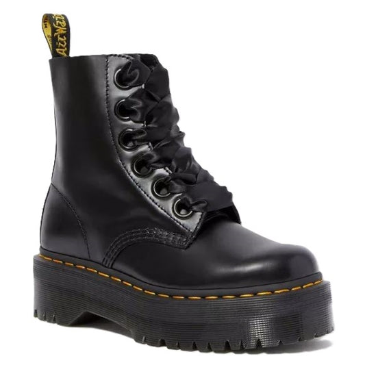 DR MARTENS - BOTTE PLATEFORMS - MOLLY - R24861001 (#113) - NOIR