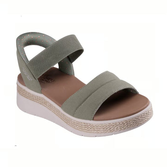DISPONIBLE EN LIGNE SEULEMENT - SKECHERS – SLIP-INS – BOBS – 114413OLI – (#121) – OLIVE