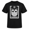 TAVERNSHACK - T-SHIRT NOIR LOGO ORIGINAL BLANC
