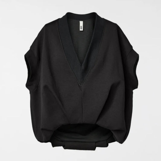 Veste V-Neck Wendy Trendy #125111 Noir