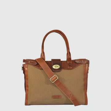 Porte-document canevas et cuir HUNT HU5887-2389