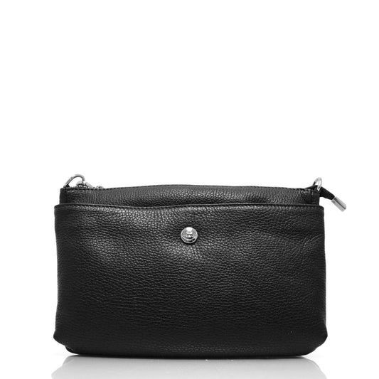 THE TREND - SAC A MAIN EN CUIR MULTI COMPARTIMENT - 136800-80 - NOIR