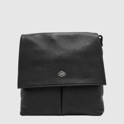 THE TREND - SAC A MAIN CUIR - 136593-80 - NOIR