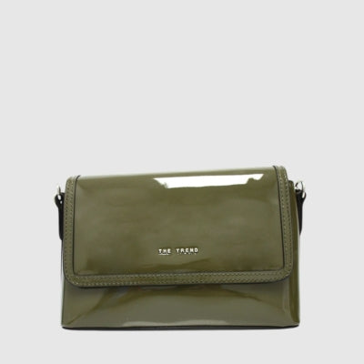 THE TREND - SAC A MAIN EN CUIR - NAPLES - 1773295-50 - VERT