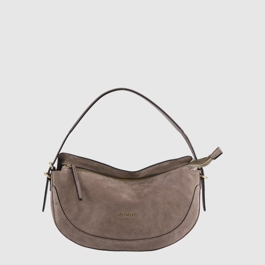 CHIARA – Petit sac porté épaule en daim – The Trend - 2664978