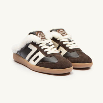 Slip On femme BACK70 Easter Nappa Coffee #19