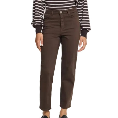 Pantalon de type Jeans ICHI #20114112-190915 Brun