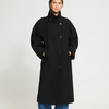 Manteau Femme Noir Ichi Ihgaziva 20121199