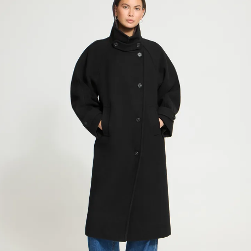 Manteau Femme Noir Ichi Ihgaziva 20121199