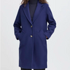 Manteau Femme Bleu Ichi Ihjannet 20123145