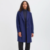 Manteau Femme Bleu Ichi Ihjannet 20123145