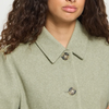 Manteau Femme Vert Ichi Ihjannet 20125474