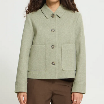 Manteau Femme Vert Ichi Ihjannet 20125474