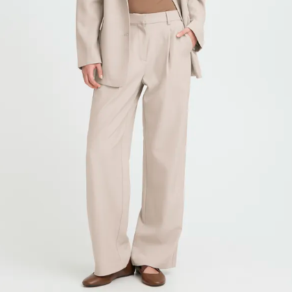 Pantalon Propre Femme Beige Ichi IHFAVA 20125679-1500001