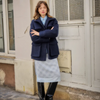 Manteau Femme Navy Ichi Ihstipa 20125856