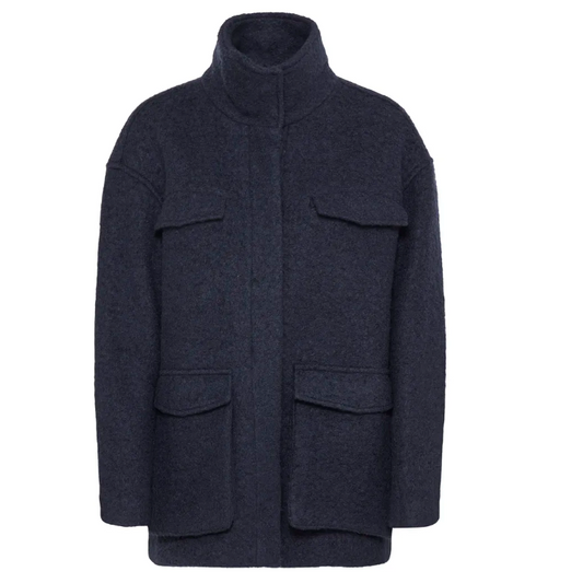 Manteau Femme Navy Ichi Ihstipa 20125856