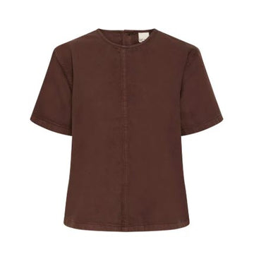 Blouse de Jeans ICHI 20126224-191419 Brun