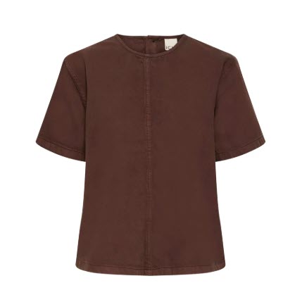 Blouse de Jeans ICHI 20126224-191419 Brun