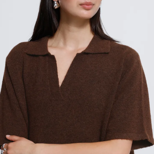 Robe Femme Brun Ichi 20126265