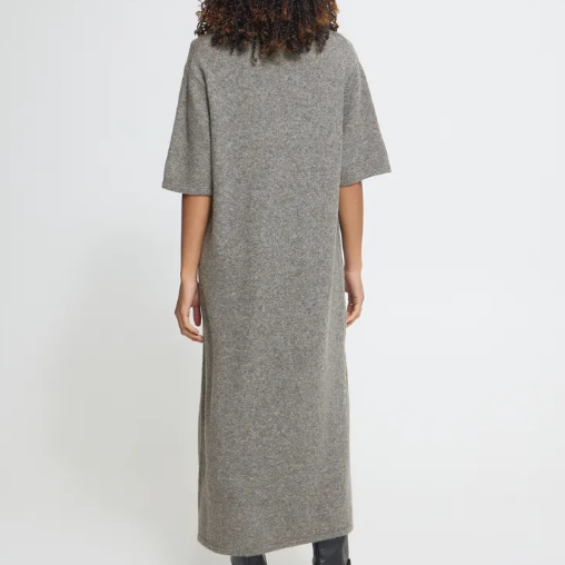Robe Femme Grise Ichi Ihdasila 20126265