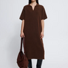 Robe Femme Brun Ichi 20126265