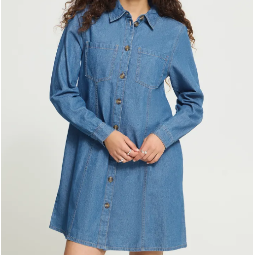 Robe Femme Denim Ichi Iharcher 20126299