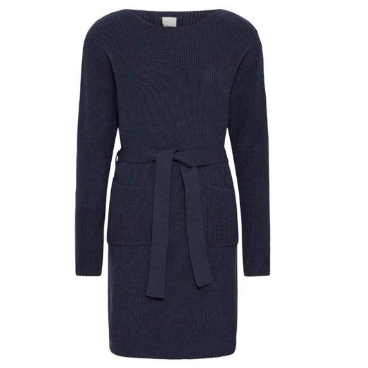 Robe Femme Navy Ichi Ihbefila 20126361