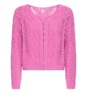 Cardigans Femme Rose Ichi Ihbesiane 20126459