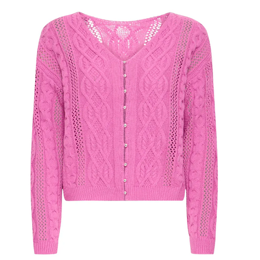 Cardigans Femme Rose Ichi Ihbesiane 20126459