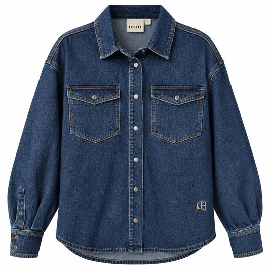 Chemise de Jeans ICHI 20126493 Denim