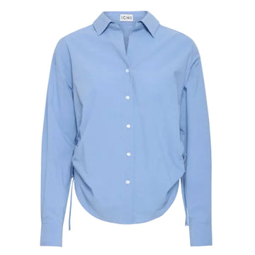 Chemise ICHI 20126499-164021 bleu pale
