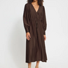 Robe Femme Brun Ichi Iheydis 20126586