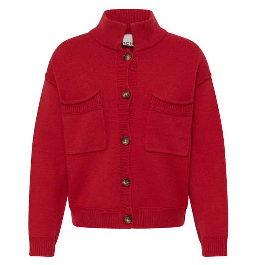 Chandail Tricot a bouton rouge ICHI 20126667