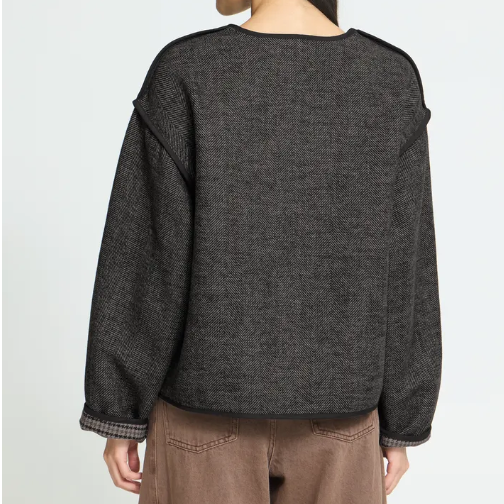 Manteau Femme Charcoal Ichi Ihfrava 20126701