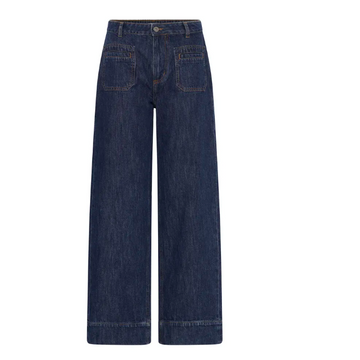 Jeans bleu indigo ICHI 20126746