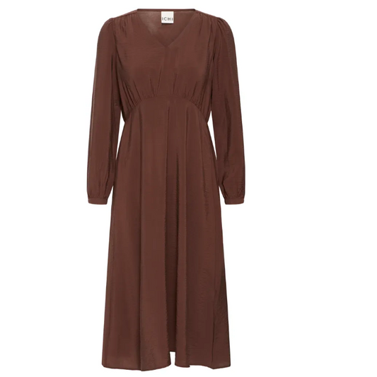 Robe Femme Brun Ichi Ihaniva 20126788