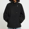 Manteau Femme Noir Ichi Ihgaziva 20126923