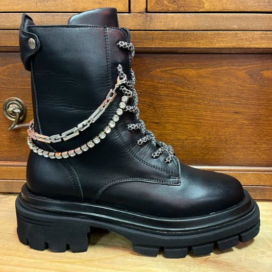 TYCHE – BOTTE CUIR D ET-ELSA-97 (#24) - NOIR