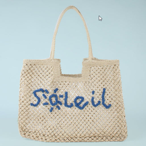 DISPONIBLE EN LIGNE SEULEMENT - COLAB - SAC EN JUTE - #7439 - NATUREL SOLEIL