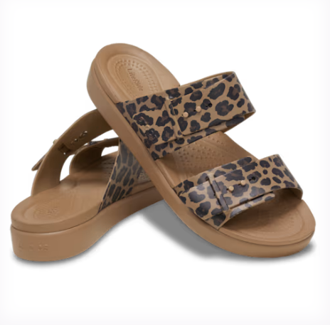 Sandales Femme Leopard Crocs Brooklyn 212574-2LD