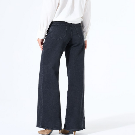 GARCIA – CELIA - JEANS A ULTRA WIDE – #242-9195– USEE FONCÉ